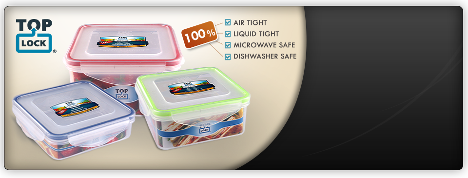 Lockable plastic Food Containers..